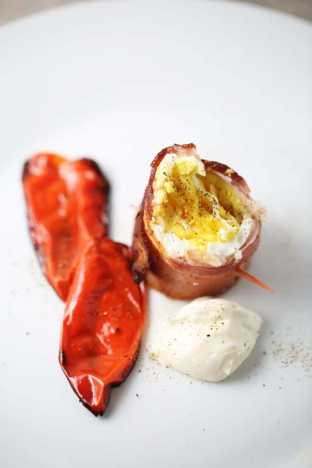 Bacon Wrapped Eggs - Food Flavorz