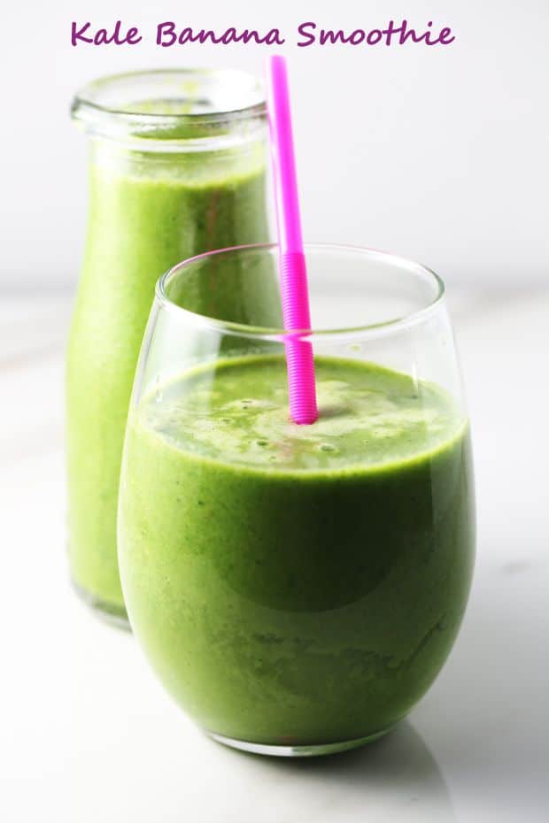 Kale Banana Smoothie Food Flavorz